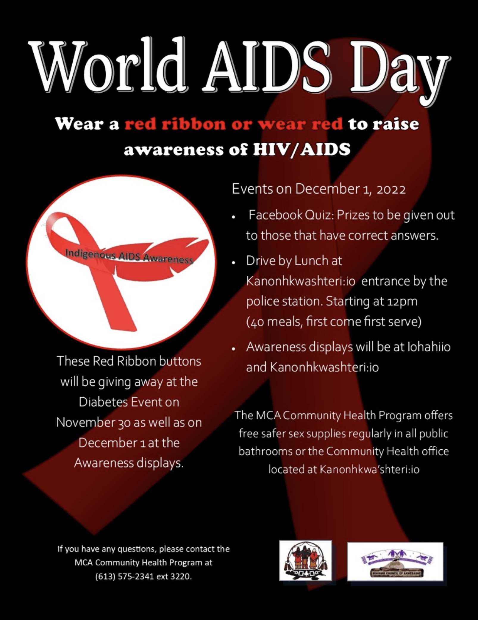 World Aids Day 2022 Mohawk Council Of Akwesasne 1255