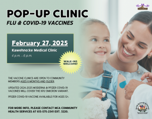 Pop-Up Vaccine Clinic @ Kawehno:ke Medical Clinic